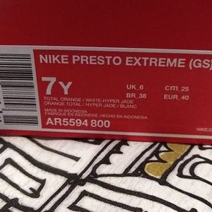 Nike Preston extreme. Never worn. With box